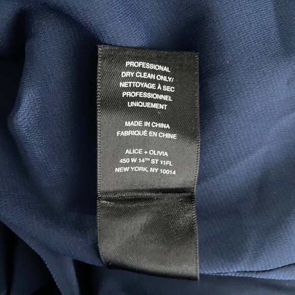 Alice + Olivia Kaleidoscope Mini Dress Small Silk Blend Printed Y2K DR-1445   De - Picture 9 of 9